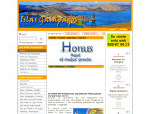 Tablet Screenshot of islasgalapago.com